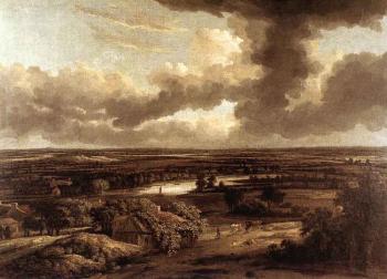 Dutch Landscape Viewed From The Dunes